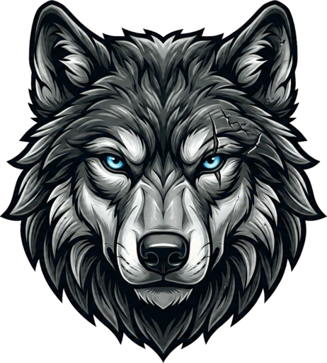 Hati wolf logo